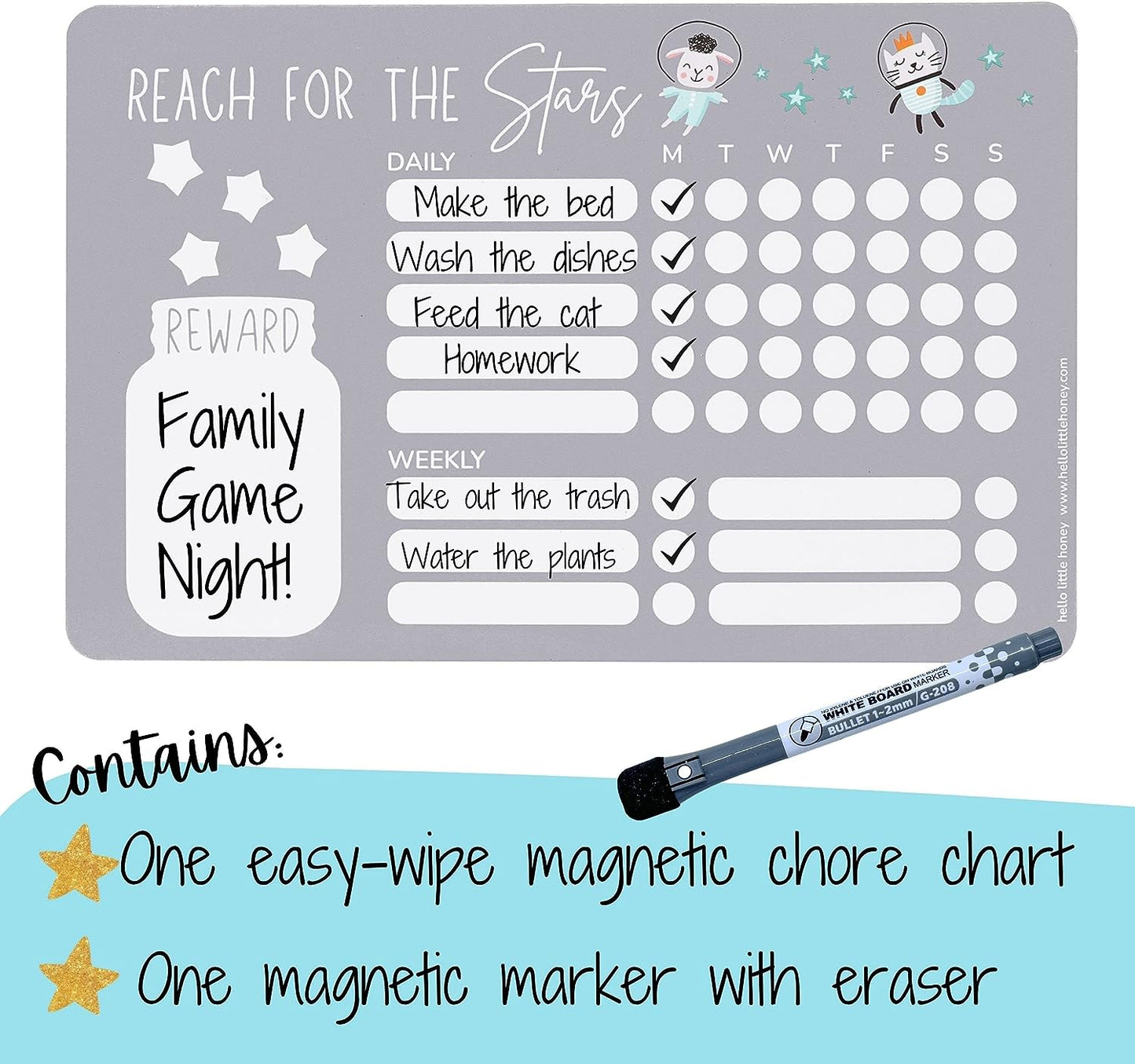 Colorful star jar reward system for kids, children's hands holding stars, star jar stars, replacement stars, blue star, gold star, pink star, girls holding star jar, potty training rewards, chore rewards, chore chart, reward chart, star jar reward chart